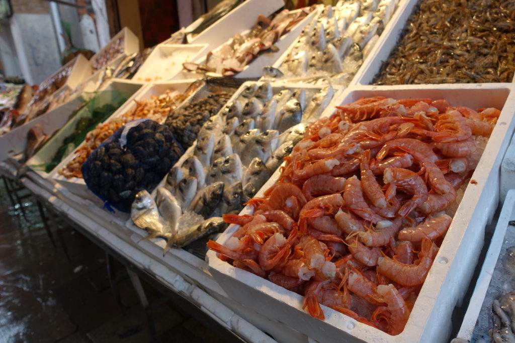 ヴェネツィアの魚市場